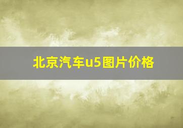 北京汽车u5图片价格