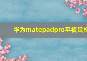 华为matepadpro平板鼠标