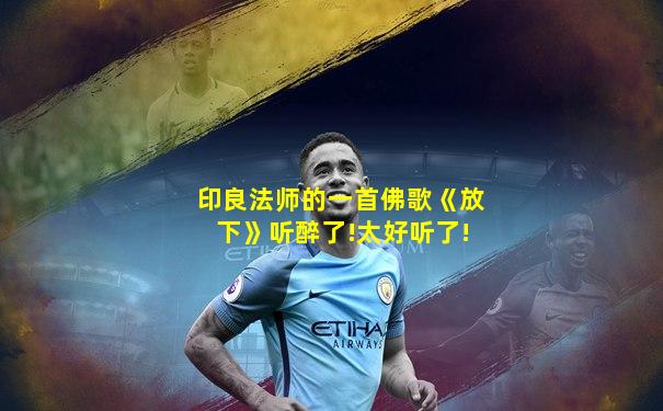 印良法师的一首佛歌《放下》听醉了!太好听了!