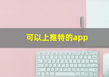 可以上推特的app