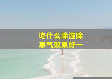 吃什么除湿除寒气效果好一