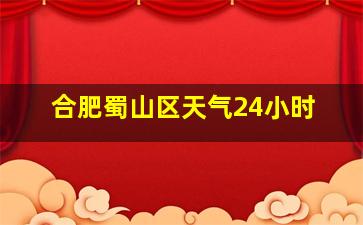 合肥蜀山区天气24小时