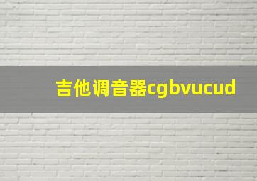 吉他调音器cgbvucud