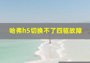 哈弗h5切换不了四驱故障