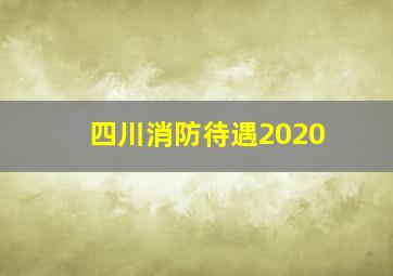 四川消防待遇2020