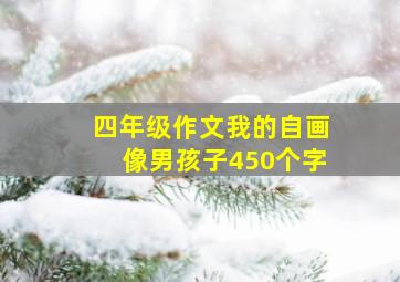 四年级作文我的自画像男孩子450个字