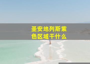 圣安地列斯紫色区域干什么