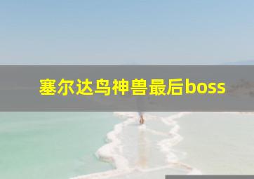 塞尔达鸟神兽最后boss