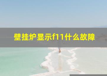 壁挂炉显示f11什么故障