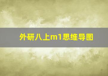 外研八上m1思维导图