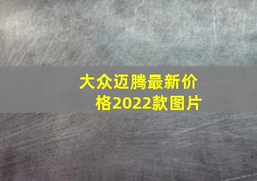 大众迈腾最新价格2022款图片