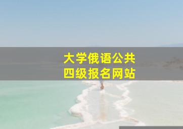 大学俄语公共四级报名网站