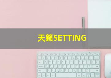 天籁SETTING