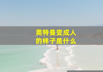 奥特曼变成人的样子是什么