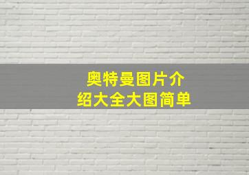 奥特曼图片介绍大全大图简单