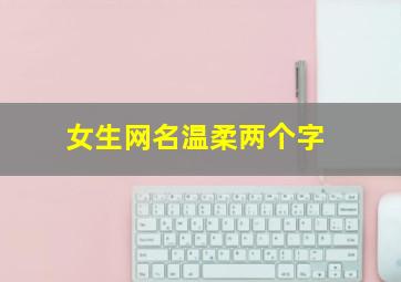 女生网名温柔两个字