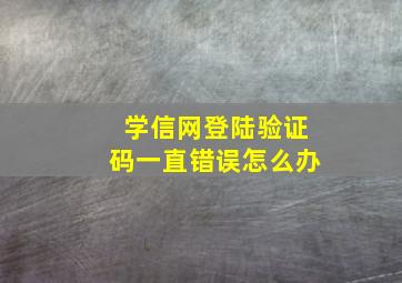 学信网登陆验证码一直错误怎么办