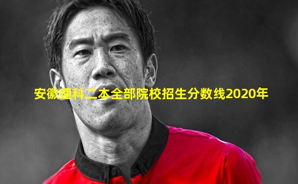 安徽理科二本全部院校招生分数线2020年