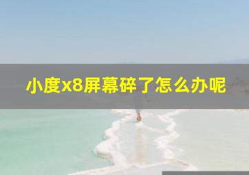 小度x8屏幕碎了怎么办呢