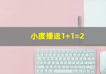 小度播送1+1=2