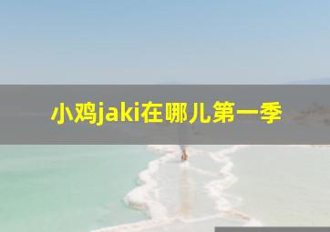 小鸡jaki在哪儿第一季