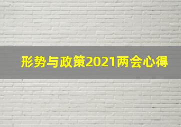 形势与政策2021两会心得