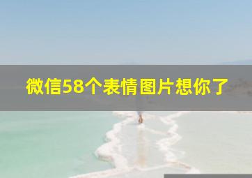 微信58个表情图片想你了