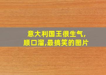 意大利国王很生气,顺口溜,最搞笑的图片