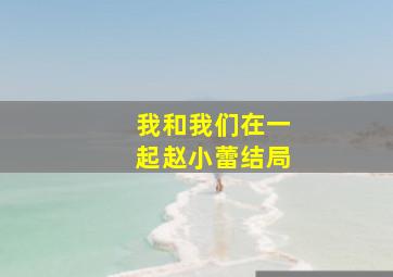 我和我们在一起赵小蕾结局