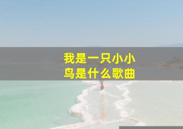 我是一只小小鸟是什么歌曲