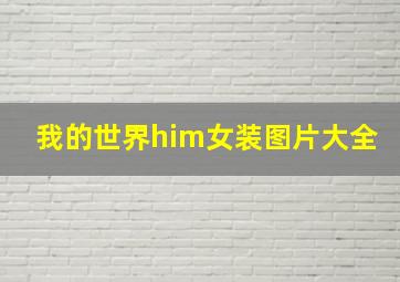 我的世界him女装图片大全