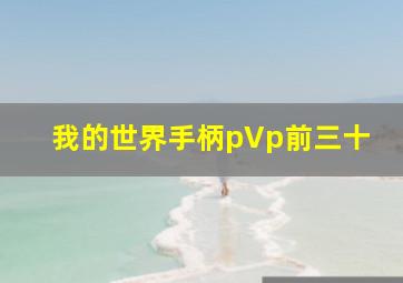 我的世界手柄pVp前三十