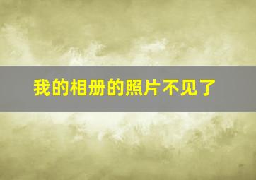 我的相册的照片不见了