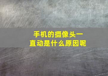 手机的摄像头一直动是什么原因呢