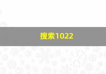 搜索1022