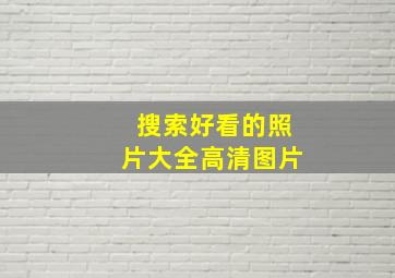 搜索好看的照片大全高清图片