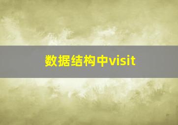 数据结构中visit