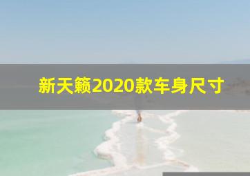 新天籁2020款车身尺寸