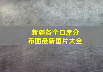 新疆各个口岸分布图最新图片大全