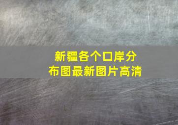 新疆各个口岸分布图最新图片高清