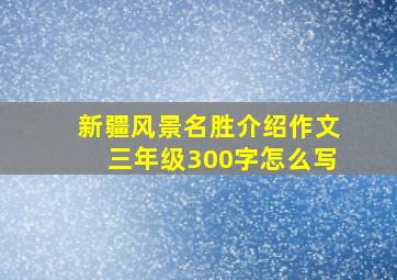 新疆风景名胜介绍作文三年级300字怎么写