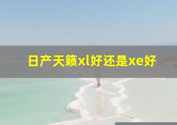 日产天籁xl好还是xe好