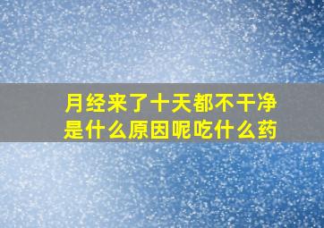 月经来了十天都不干净是什么原因呢吃什么药