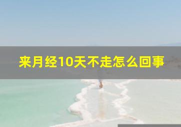 来月经10天不走怎么回事