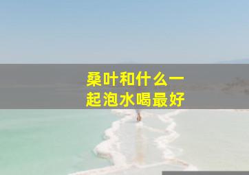 桑叶和什么一起泡水喝最好