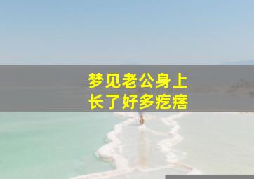 梦见老公身上长了好多疙瘩