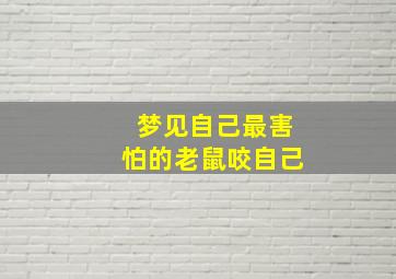 梦见自己最害怕的老鼠咬自己