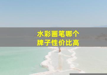 水彩画笔哪个牌子性价比高