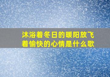 沐浴着冬日的暖阳放飞着愉快的心情是什么歌