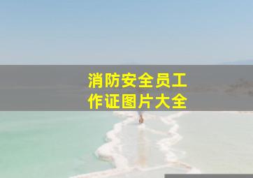 消防安全员工作证图片大全